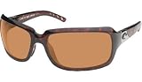 Costa Del Mar Isabela Polarized Sunglasses – Costa 580P Lens Shiny Black/Gray, One Size