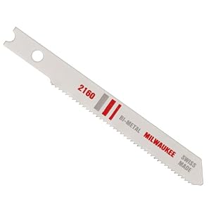 Milwaukee 48-42-2160 2 3 4-Inch High Speed Bi-Metal Jig Saw Blade 24 Teeth Inch, 5-Pack by 
