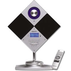 H.H. Scott SMV122 Vertical CD Stereo System (Silver/Black)