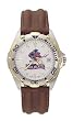 Columbus Blue Jackets All Star Leather Mens Watch