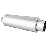 DC Sport EX-5017 Stainless Steel Round Muffler and Exhaust Tip by DC Sports
