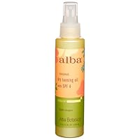 Alba Botanica Coconut Dry Tanning Oil with SPF 15, 4.5-Ounce Bottle (Pack of 2)