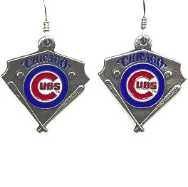 MLB Chicago Cubs Cast Dangle Earrings