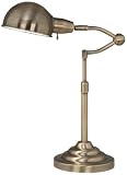 OTT-LITE Ashley Antique Brass Adjustable Desk Lamp