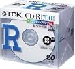 TDK CD-R�f�[�^�p700MB 48�{���z���C�g�v�����^�u�� 5mm���P�[�X����20���p�b�N [CD-R80TWX20S]