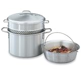 Vollrath Aluminum 8 Qt Pasta Cooker / Vegetable Steamer - 68126
