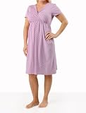 Motherhood Maternity: Short Sleeve V-neck Empire Seam Maternity Nightgown