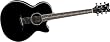 Dean Tribal Performer Guitar with Tribal Inlay on Neck