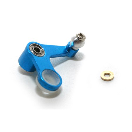 Aluminum Bell Crank - Blue:T-Rex 250 images
