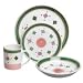 Caleca Diamonds 16-Piece Dinnerware Set, Service for 4