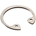 Tapered Section Standard Internal Retaining Ring, Axially Assembled, DIN 1.4122 Stainless Steel, Metric, 10mm Bore Diameter, 1mm Thick, Made In US, Pack of 5