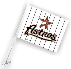 Houston Astros Car Flag Vibrant Colors & Features the Team Logo Made with Sturdy Nylon