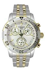 Tissot Men's T17248633 PRS200 Two-Tone Chronograph Watch
