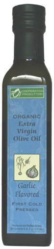 Lago di Garda Organic Garlic Flavored Extra Virgin Olive Oil, 8.5 oz. by Olive Oil
