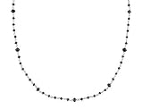 Amour NDKP46018BR 18in. 14K Pink Gold 8ct TDW Chocolate Brown Diamond Bead Necklace with Lobster Clasp