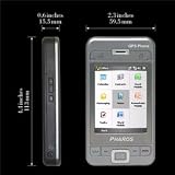 Pharos PTL600E Unlocked Cell Phone with GPS, U.S. Maps, 2 MP Camera, Wi-Fi, Bluetooth, MicroSD, Windows Mobile 5 - U.S. Version with Warranty (Silver)