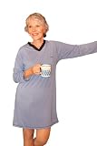 WICKING COOL-JAMS MELINDA NIGHTSHIRT FOR TRAVEL AND WARM NIGHTS- (S-3X)
