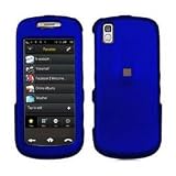 Fits Samsung Instinct2 SPH-M810 S30 Snap on protector Faceplate Cover Housing Case - Solid Dark Blue Rubber Feel