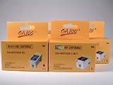 Compatible Epson T028201 & T029201 Multi 4-Pack: 2 Black & 2 Color Ink Cartridges