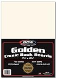 Golden Comic Book Backing Boards (Qty = 1 Pack of 100)