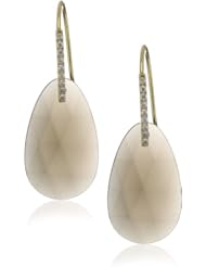 Suzanne Kalan "The Classics" Pear Smokey Quartz Drop Earrings