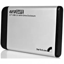 StarTech SAT2510U2 InfoSafe 2.5-Inch USB/SATA Hard Drive Enclosure