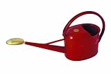 Bosmere V134R Haws Slimcan 5-Liter Galvanized Watering Can with Oval Rose, 1.3-Gallon, Rose