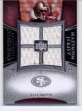 2007 Exquisite Collection Maximum Jersey Silver #AS Alex Smith QB - San Francisco 49ers (Piece of Authentic Game-Worn Jersey ) (Football Cards)