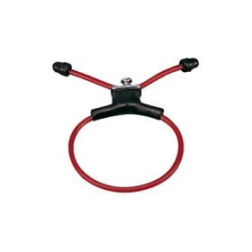 Red Sling - Cockring - Anneau de p�nis r�glable - rouge / noir