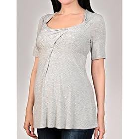Buy A Pea in the Pod Collection: Bailey 44 Elbow Sleeve Scoop Neck Knot Front Maternity T Shirt by Bailey 44