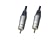 Clicktronic HC 20-300 Cinch Audio Kabel (Cinch-Stecker - Cinch-Stecker Audio 50 Ohm, vergoldete Kontakte) 3 m