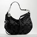 AUTHENTIC COACH ALI SIGNATURE LARGE HOBO 13656 (Black)