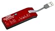 MICRODIA FlashMover All-in-One USB2.0 Tiny Mobile Card Reader (Red)