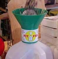 Green Birdseed Funnel