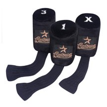 Houston Astros MLB 3 piece Golf Headcover set