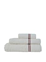 CASUAL AVENUE Toalla De Baño Toscana (Marfil/Rojo Oscuro)