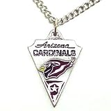 Arizona Cardinals Chain Necklace & Pewter Pendant - NFL Football Fan Shop Sports Team Merchandise
