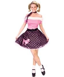 50s Poodle Dress Adult Costume Size Small/Medium