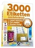 Eigenschaften Sybex-Verlags- und Vertriebs-GmbH  / 3.000 Etiketten zum Sofortdruck