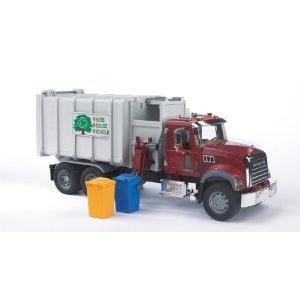 Mack Granite Side-Loading Garbage Truck