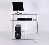 Review RTA  / 32'' Glass and Aluminum Computer Desk