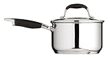 Kitchen Craft Stainless Steel Saucepan & Lid 18cm