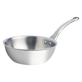 De Buyer, Affinity, Conical Saute Pan Non Stick, Stainless Steel 20 cm
