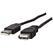 USB 2.0 A Plug to A Socket Extension Cable Hi Speed 1.8M