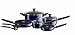 T-Fal Styles Hard Enamel 10-Piece Cookware Set, Blue