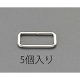 エスコ 20mm四角リング(スチール製/5個) EA628RS-720