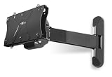 AVF LCD503PB-A Nexus Single Arm Swivel & Tilt LCD TV Wall Mount for 23-40 Screen (Piano Black)