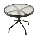 Martha Stewart Living Wellington 20 inch Round Glass Accent Table