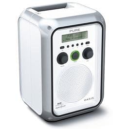 Pure OASIS Portable Weatherproof & Splash Resistant Rechargeable DAB Radio