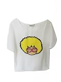 Oversize Cute Yellow Hair Girl T-shirt , Size:S-L,Brand New